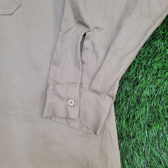 Vintage 70s Big-Ben Wrangler Button Shirt 2XL 27x31 Utility - Picture 10 of 10